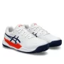 Asics Gel-Resolution 9 GS Clay White Blue Expanse - juniorskie buty tenisowe