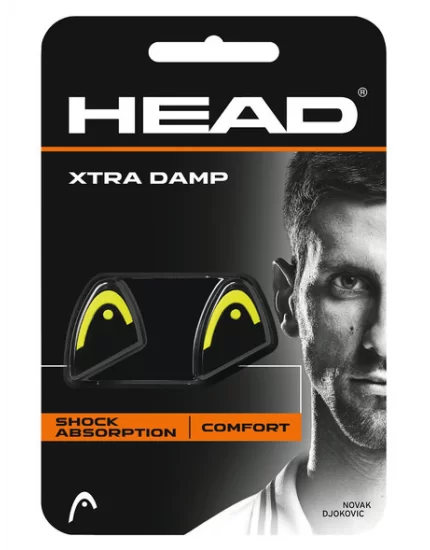 Head Xtra Damp Black Yellow (2 szt.) - wibrastopy