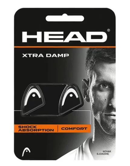 Head Xtra Damp Black White (2 szt.) - wibrastopy