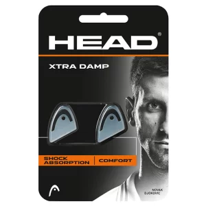 Head Xtra Damp Clear Black (2 szt.) - wibrastopy