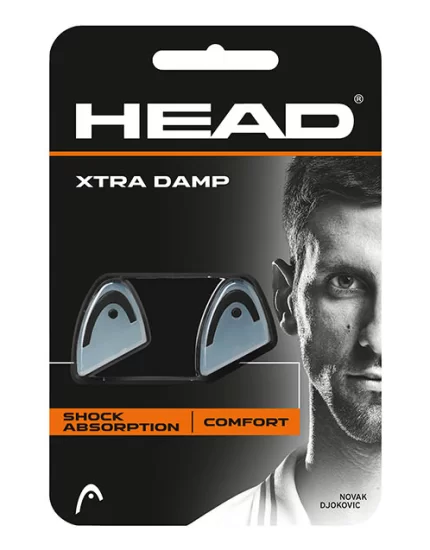 Head Xtra Damp Clear Black (2 szt.) - wibrastopy