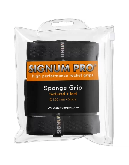 Signum Pro Sponge Grip Czarne (5 szt.) - owijki bazowe