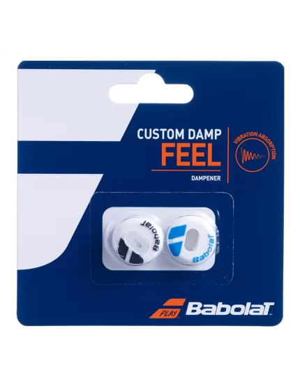 Babolat Custom Damp Biały Niebieski (2 szt.) - wibrastopy