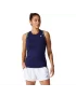 Asics Court W Piping Tank Peacoat - koszulka tenisowa