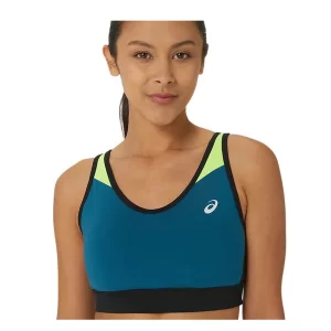 Asics Women BRA Restful Teal - biustonosz sportowy