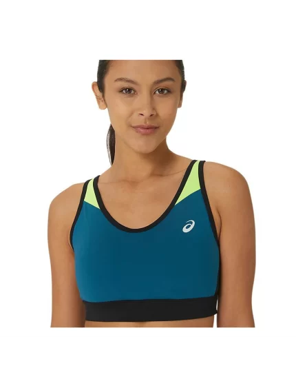 Asics Women BRA Restful Teal - biustonosz sportowy