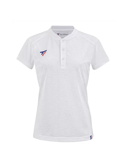 Tecnifibre Team Mesh Polo White - damska koszulka 