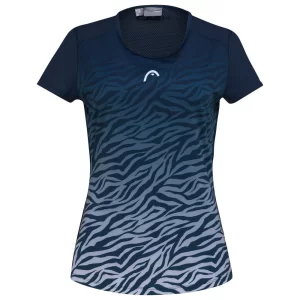 Head TIE-BREAK T-shirt Women Dark Blue Print Vision - damska koszulka tenisowa