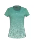 Head TIE-BREAK T-shirt Women Nile Green Print Vision - damska koszulka tenisowa