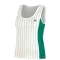 Fila Top Nina White Alyssum Green Jacket - koszulka tenisowa