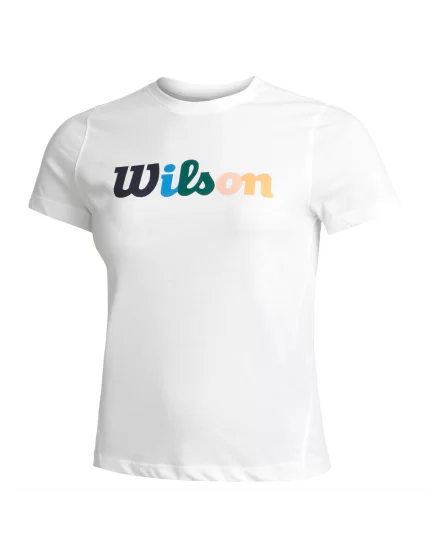 Wilson W Heritage Tee Bright White - damska koszulka tenisowa