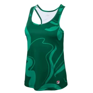 Fila Top Mila Aventurine Print - koszulka tenisowa