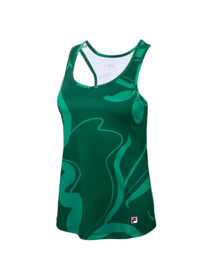 Fila Top Mila Aventurine Print - koszulka tenisowa