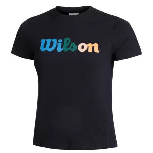 Wilson W Heritage Tee Navy - damska koszulka tenisowa