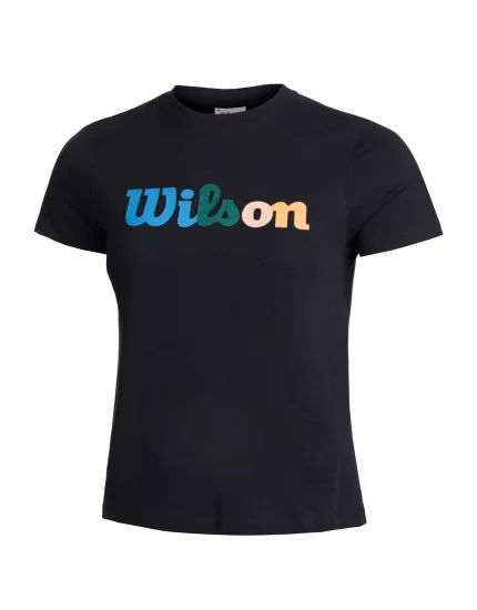 Wilson W Heritage Tee Navy - damska koszulka tenisowa