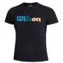 Wilson W Heritage Tee Navy - damska koszulka tenisowa
