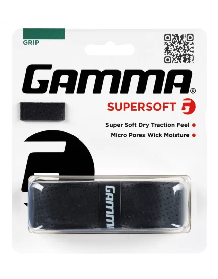 Gamma Supersoft Grip Czarna - owijka bazowa
