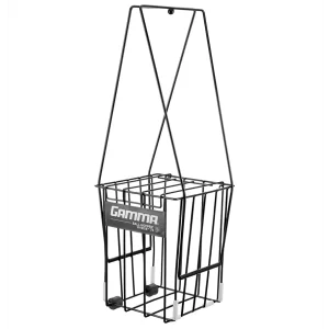 Gamma Ballhopper Hi-Rise 75 Wheels Black - kosz na piłki