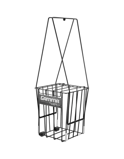 Gamma Ballhopper Hi-Rise 75 Wheels Black - kosz na piłki