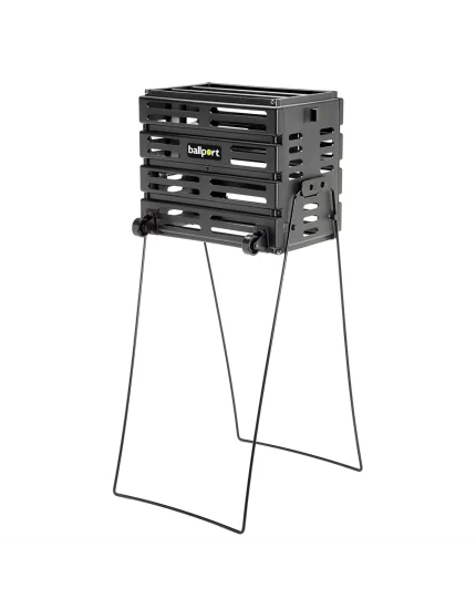 Tourna Ballport 80 Deluxe Czarny - koszyk trenerski 