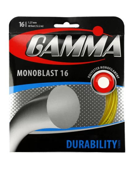Gamma Monoblast Żółty - naciąg tenisowy
