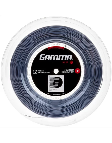 Gamma iO Szary 200m - naciąg tenisowy