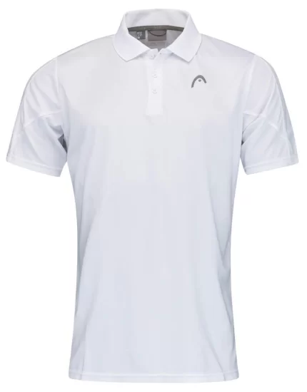 Head CLUB 22 Tech Polo Shirt M Biała - męska koszulka tenisowa