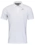 Head CLUB 22 Tech Polo Shirt M Biała - męska koszulka tenisowa