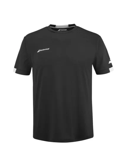 Babolat Play Crew Neck Tee Męska Czarna - koszulka tenisowa