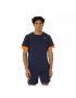 Asics Men Court SS Top Midnight Shocking Orange - męska koszulka tenisowa