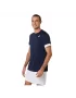 Asics Men Court SS Top Midnight Brilliant White - męska koszulka tenisowa