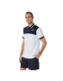 Asics Men Court Polo Shirt Brilliant White Midnight - męska koszulka tenisowa