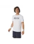 Asics Men Court Tennis Graphic Tee Brilliant White - męska koszulka tenisowa