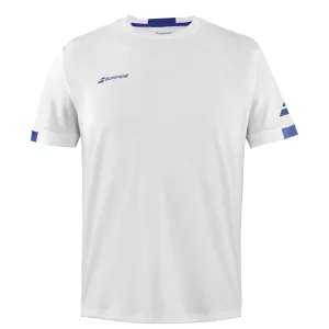 Babolat Play Crew Neck Tee Męska Biała - koszulka tenisowa