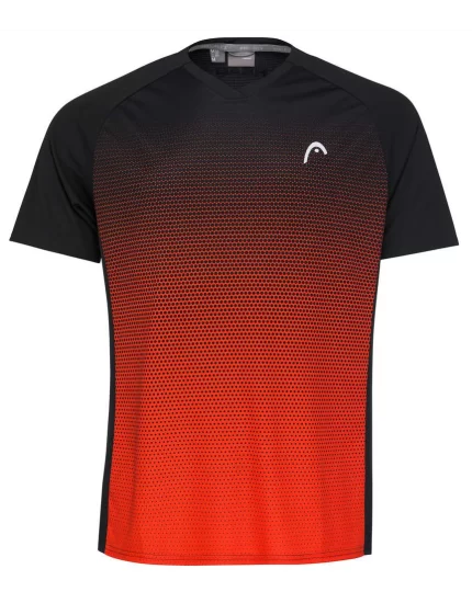 Head TOPSPIN T-shirt M Czarna/Grafika - męska koszulka tenisowa