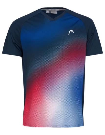 Head TOPSPIN T-shirt M Granatowa/Grafika - męska koszulka tenisowa