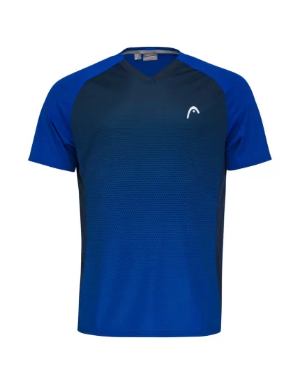 Head TOPSPIN T-shirt M Niebieska/Grafika - męska koszulka tenisowa