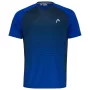 Head TOPSPIN T-shirt M Niebieska / Grafika - męska koszulka tenisowa