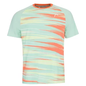 Head TOPSPIN T-shirt Men Pastel Green Print Vision - męska koszulka tenisowa