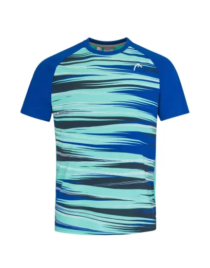 Head TOPSPIN T-shirt Men Royal Print Vision - męska koszulka tenisowa