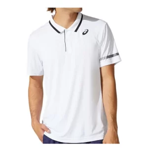 Asics Court M Polo Shirt Brilliant White - koszulka tenisowa