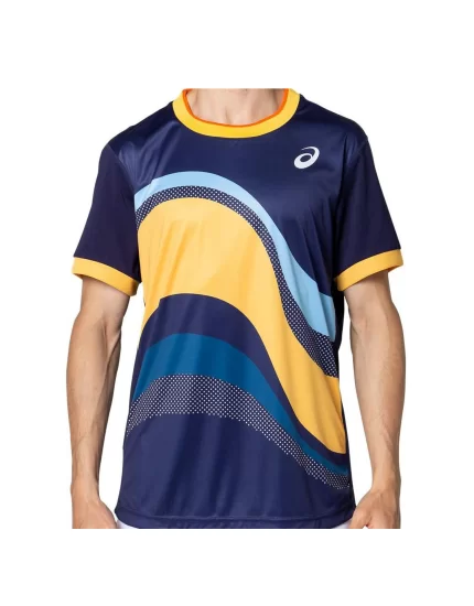 Asics Match GPX Tee Peacoat - koszulka tenisowa