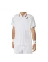 Asics Men Court Graphic Polo-Shirt Brilliant White - męska koszulka tenisowa