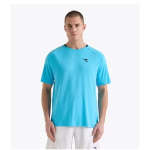 Diadora SS T-Shirt Tennis Sky Blue Intense - koszulka tenisowa
