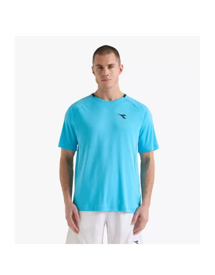 Diadora SS T-Shirt Tennis Sky Blue Intense - koszulka tenisowa