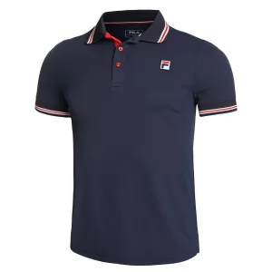 Fila Polo Piro Navy - koszulka tenisowa