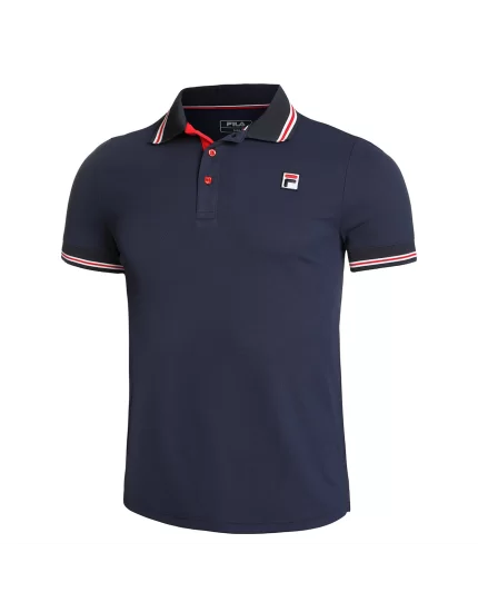 Fila Polo Piro Navy - koszulka tenisowa
