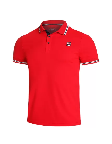 Fila Polo Piro Red - koszulka tenisowa