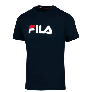 Fila T-Shirt Logo Navy - koszulka tenisowa