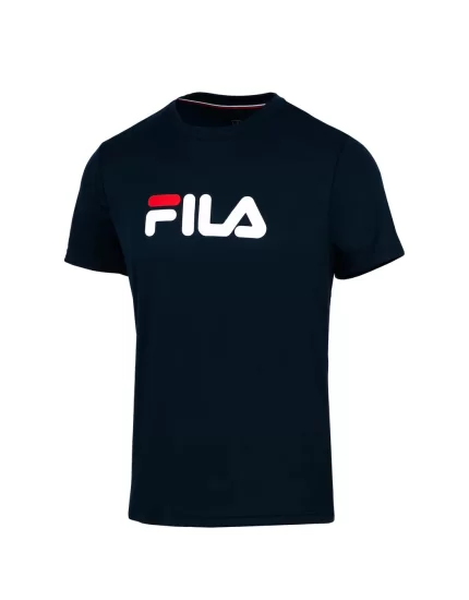 Fila T-Shirt Logo Navy - koszulka tenisowa